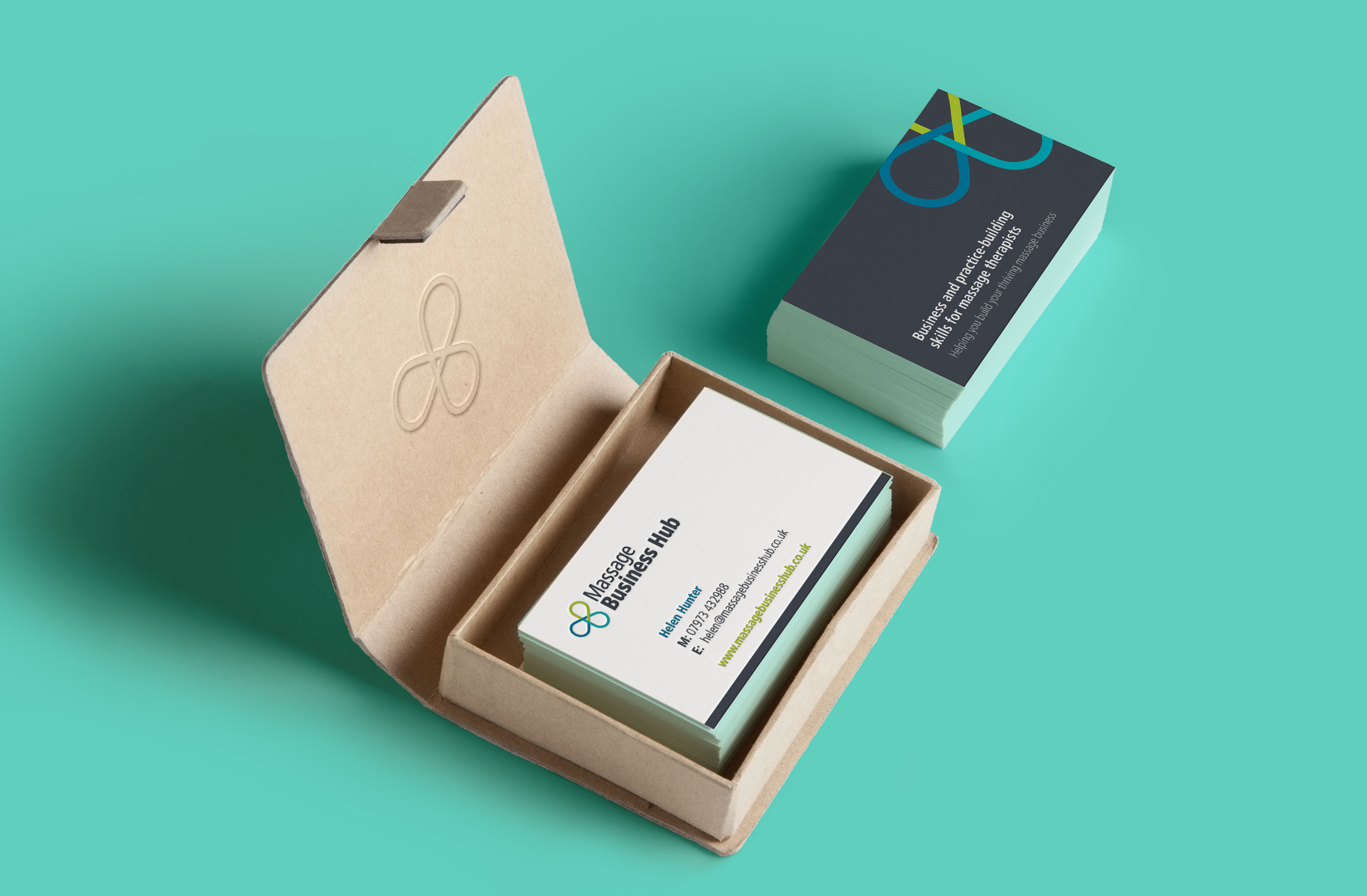 Massage Business Hub Business Cards