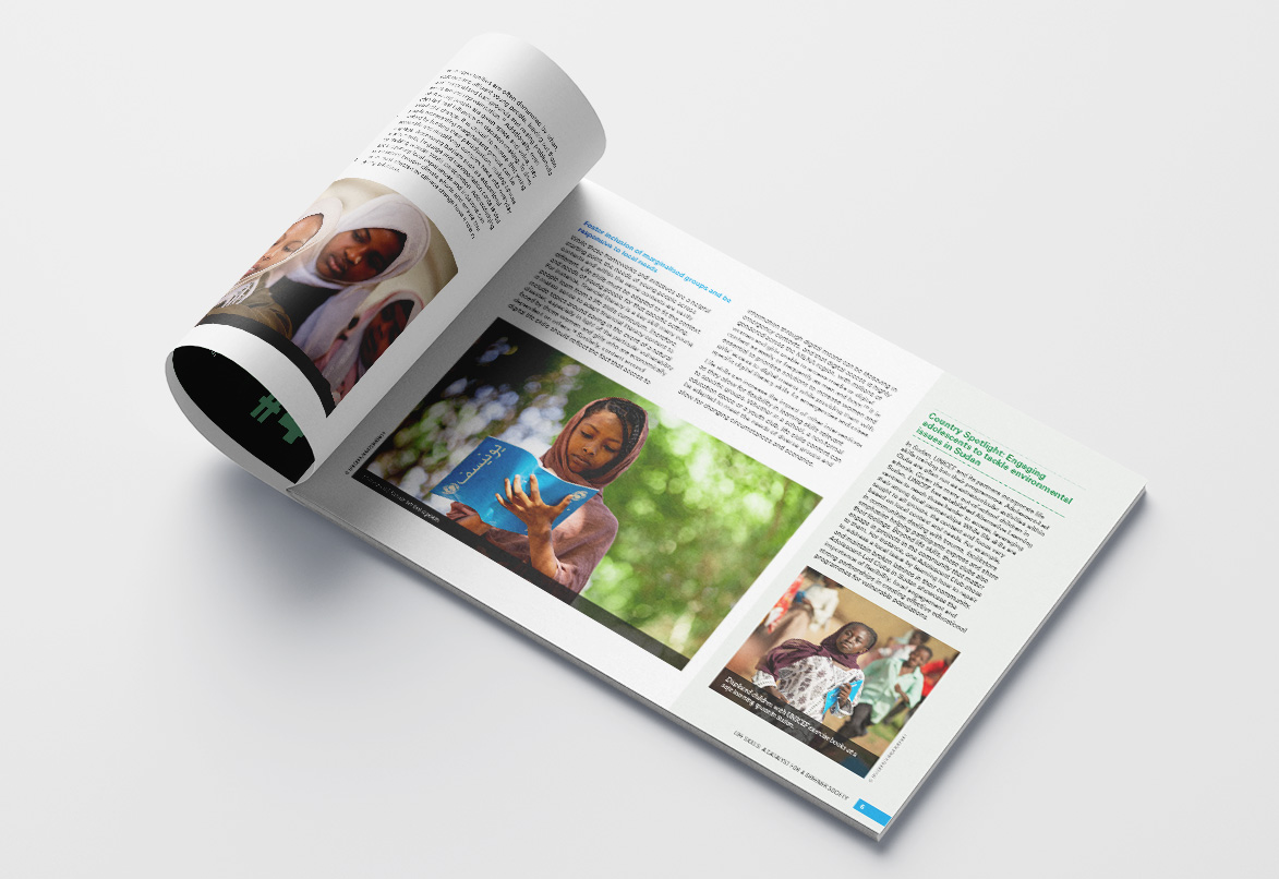 UNICEF Thematic Insight Pieces spread
